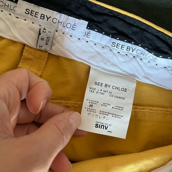 Yellow flares - See by Chloe 90s vintage - Picture 6 of 7